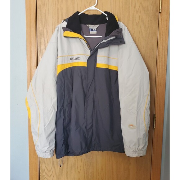 Columbia Omni Shield Mens Interchange Jacket XLT Waterproof Breathable Hooded - Picture 1 of 10